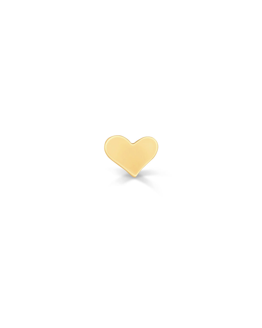 Covetear Classic Sweet Heart Cartilage Earring#material_14k_Yellow_Gold