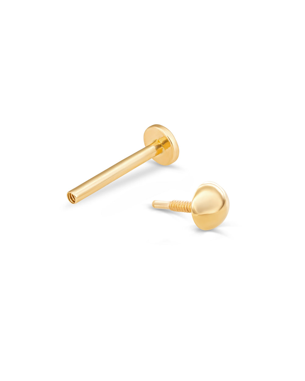 Covetear 3mm Sphere Cartilage Earring#material_14k_YELLOW_Gold