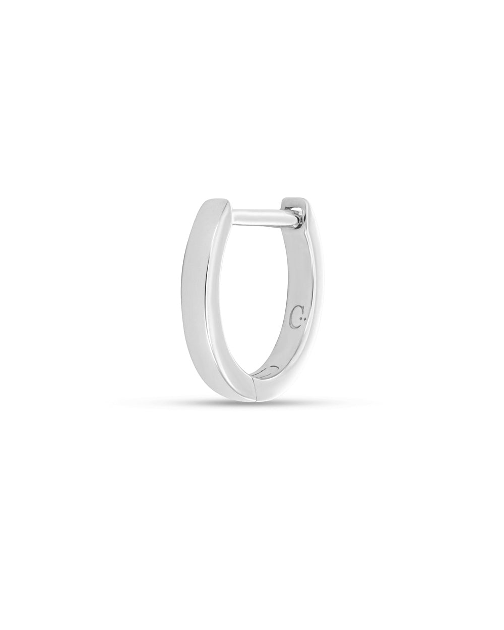 Covetear Classic Piercing Hoop#material_14k_White_Gold