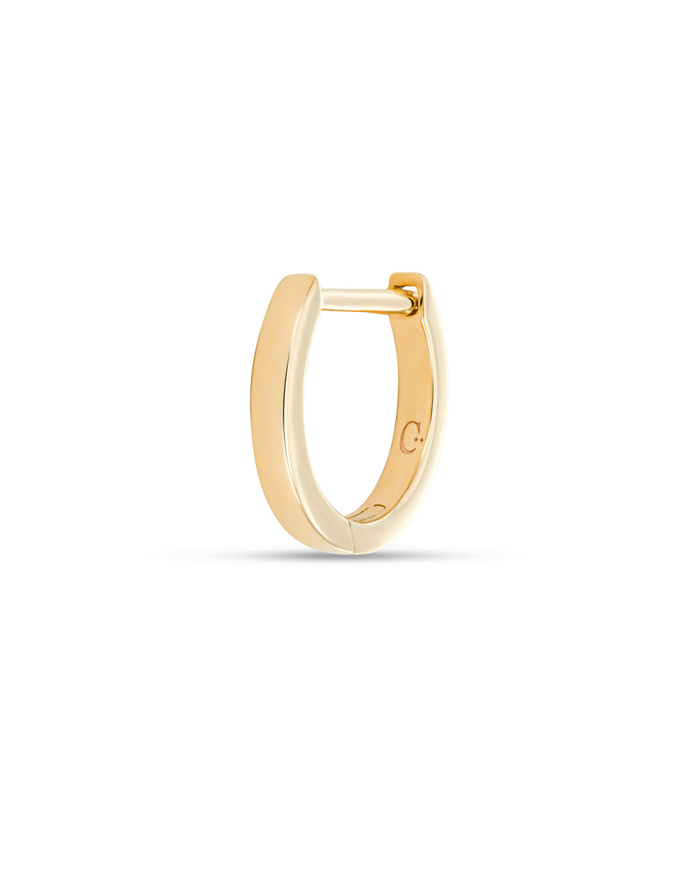 Covetear Classic Piercing Hoop#material_14k_White_Gold