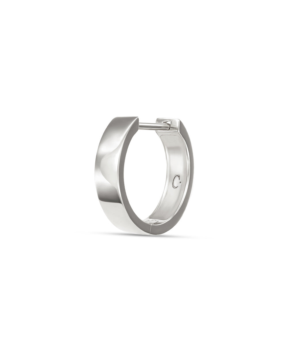 Covetear_Forte_Hoop #material_10k_White_Gold