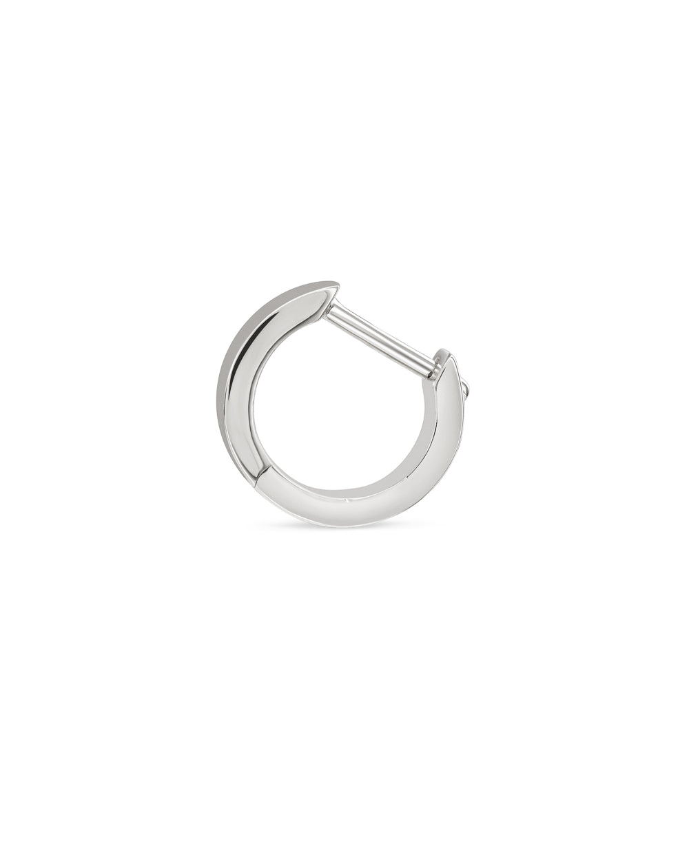 Covetear Bolde Piercing Hoop#material_14k_White_Gold