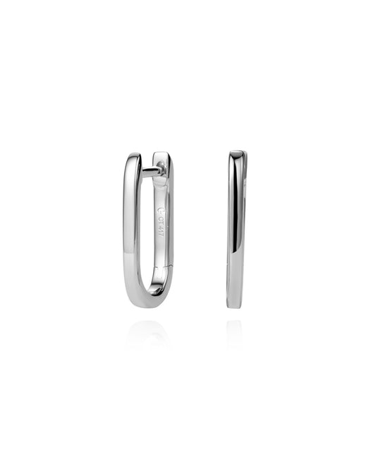 Covetear Linky Hoop#material_10k_White_Gold