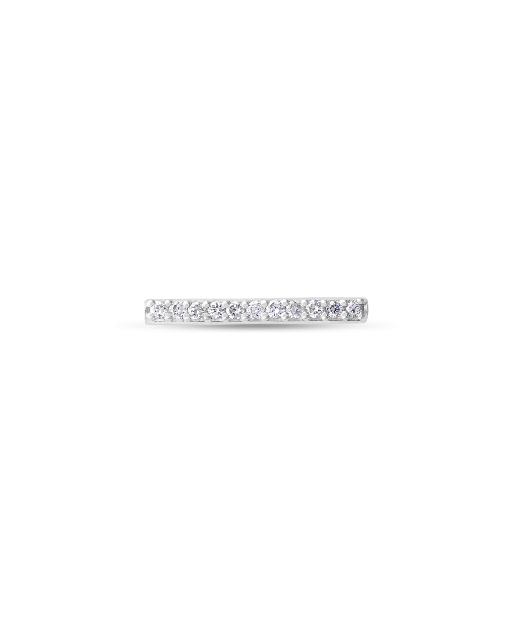 Fine Line Diamond Earring