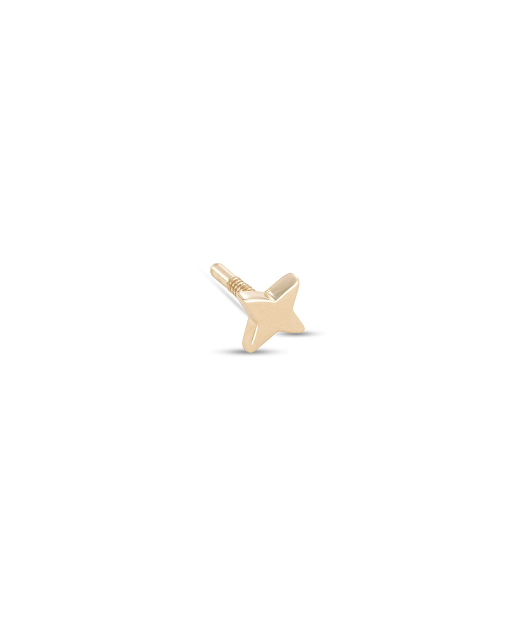 Covetear Starlight Cartilage Earring#material_14k_Yellow_Gold