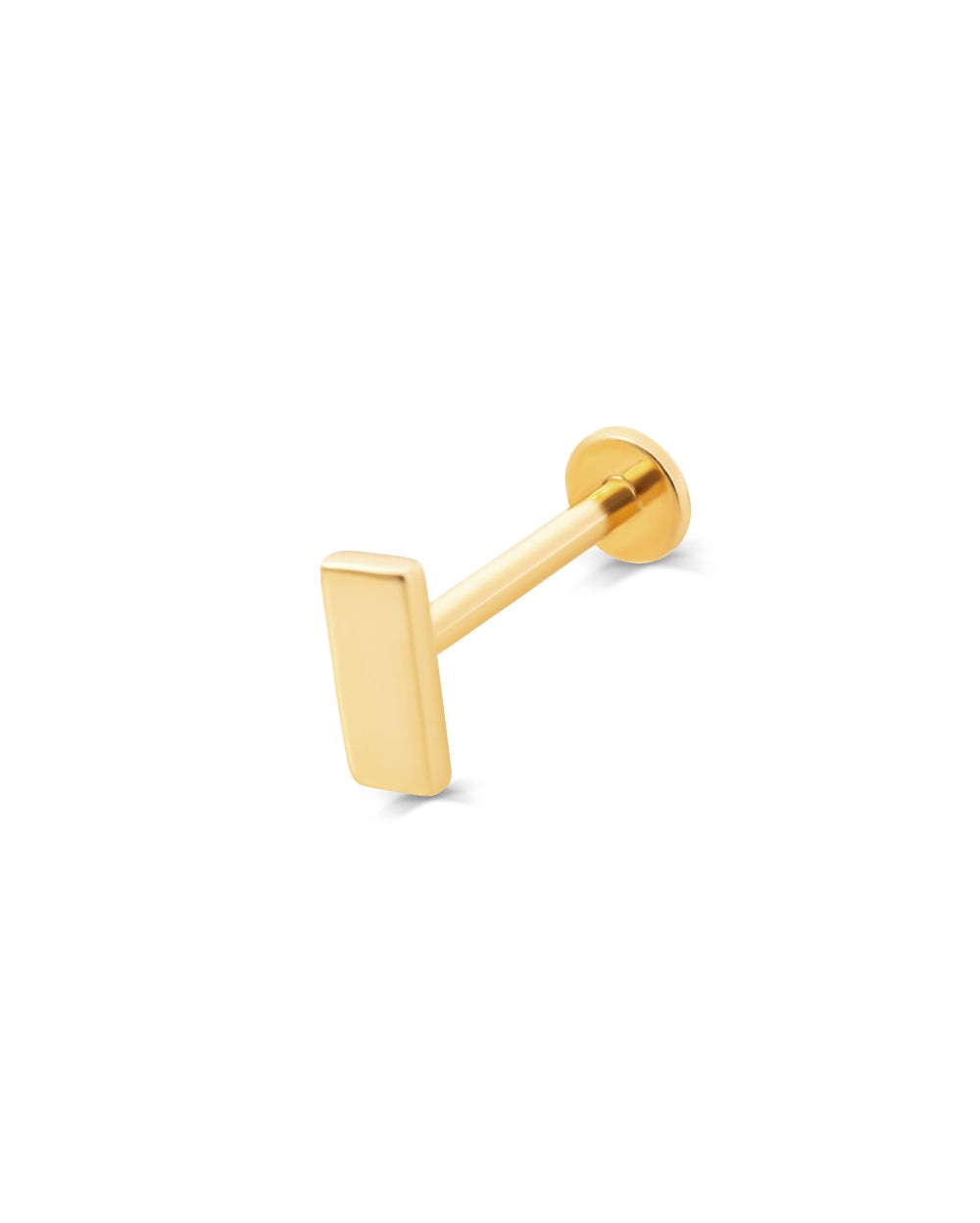 Covetear Petit Barre Cartilage Earring#material_14k_Yellow_Gold