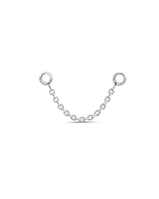 Covetear Linky Earring Connector Chain#material_14k_WhiteGold