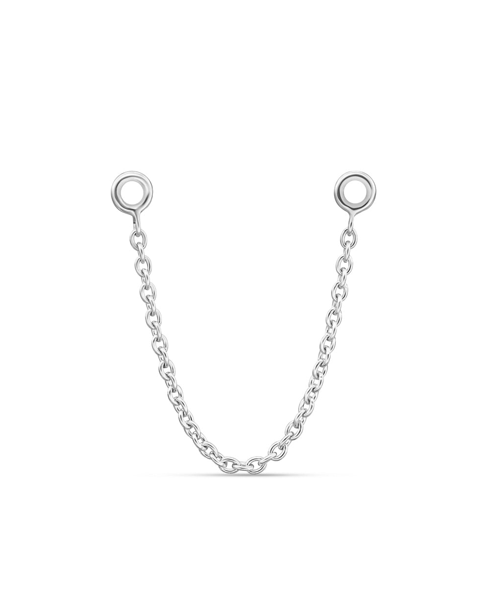 Covetear Linky Earring Connector Chain#material_14k_WhiteGold