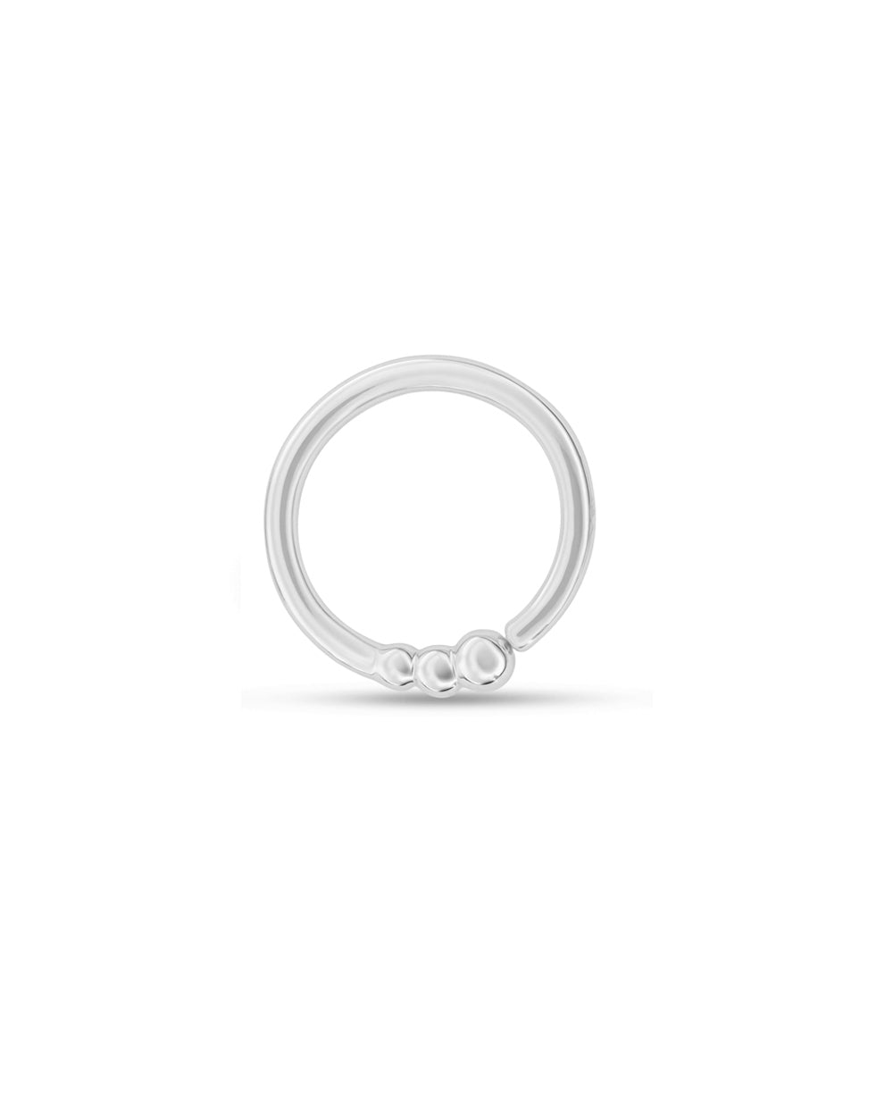 Covetear Dotty Seamless Ring#material_14k_White_Gold