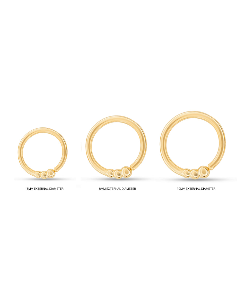 Covetear Dotty Seamless Ring#material_14k_Yellow_Gold