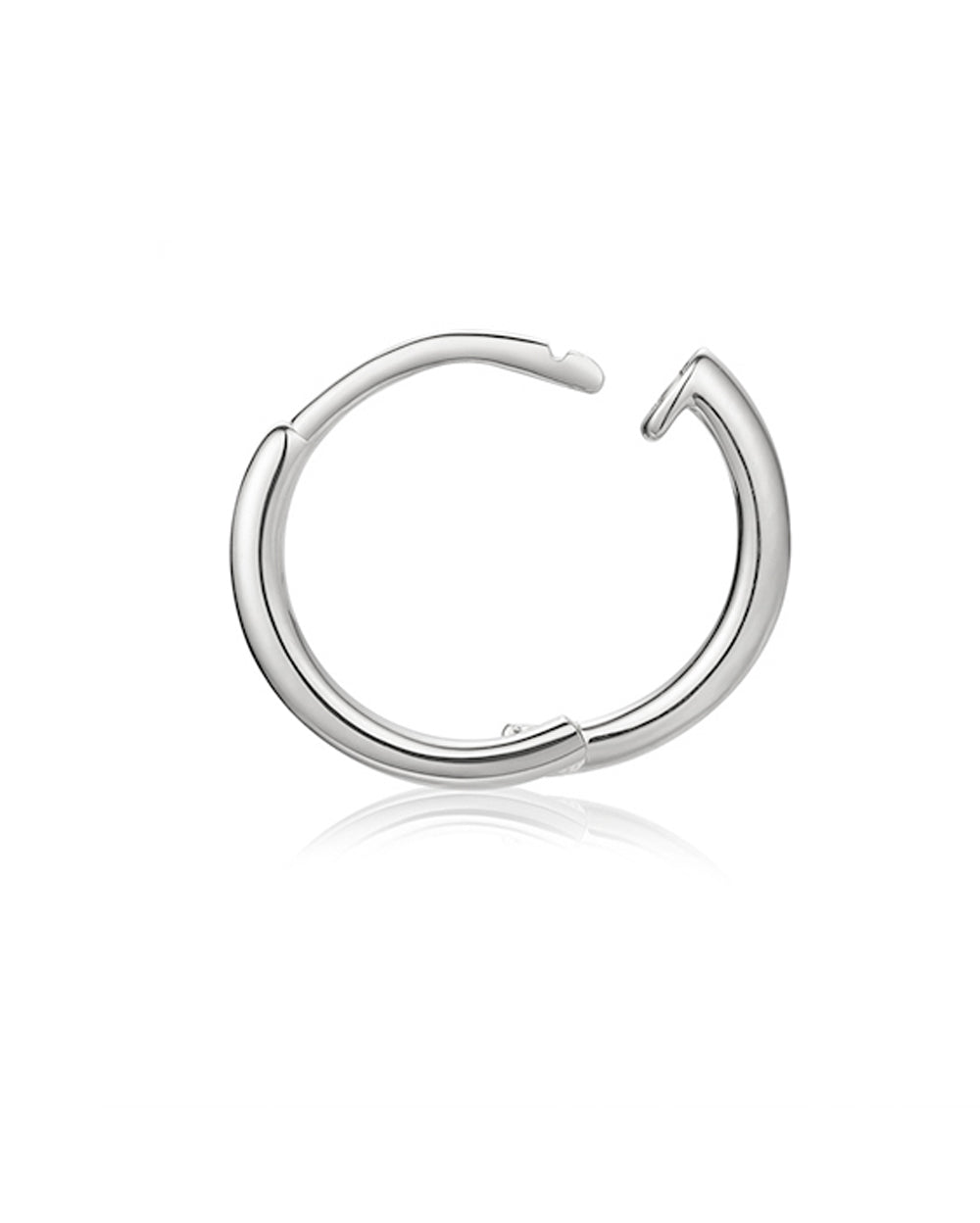 Covetear Essential Hoops#material_14k_White_Gold