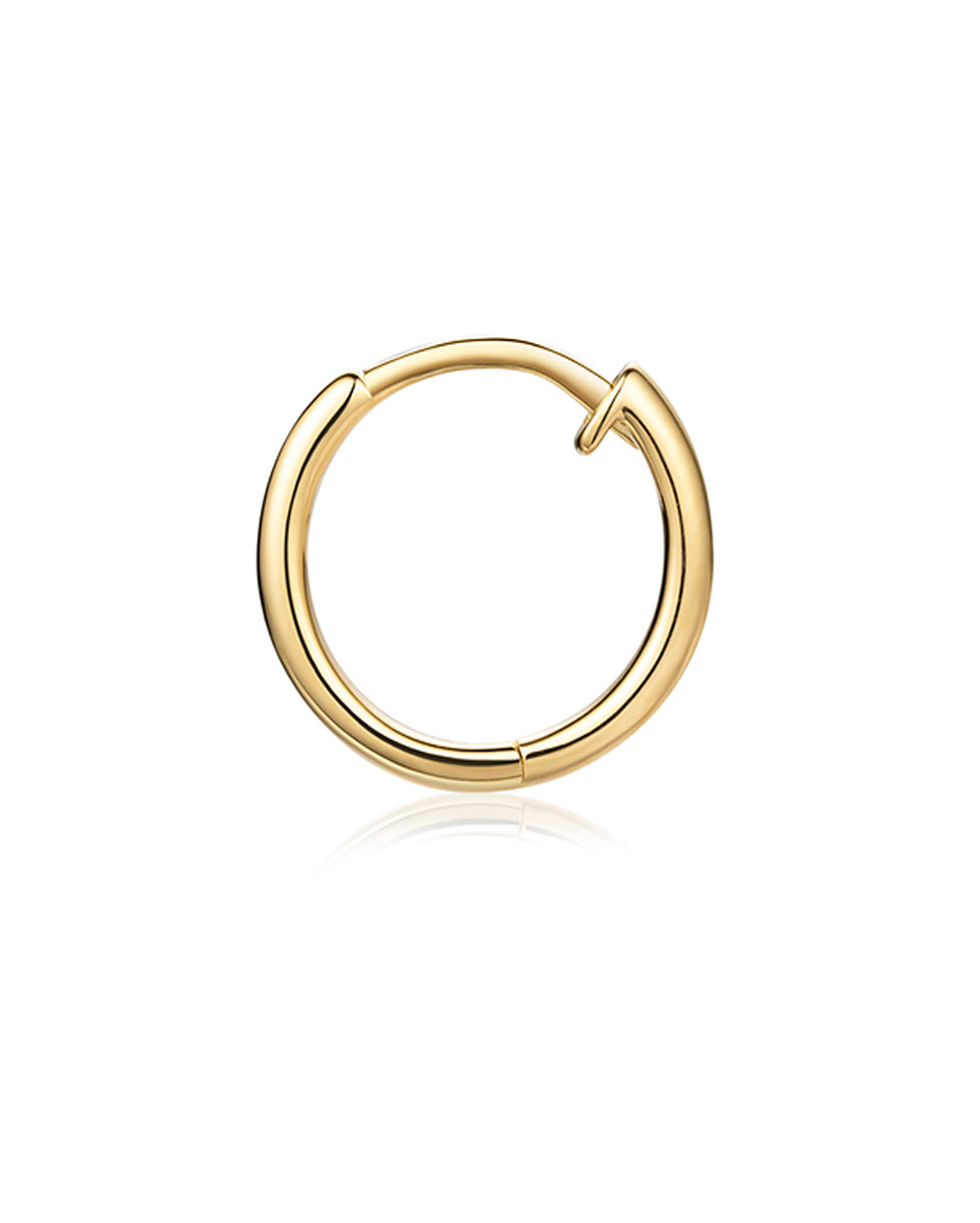 Covetear Essential Hoops#material_14k_Yellow_Gold