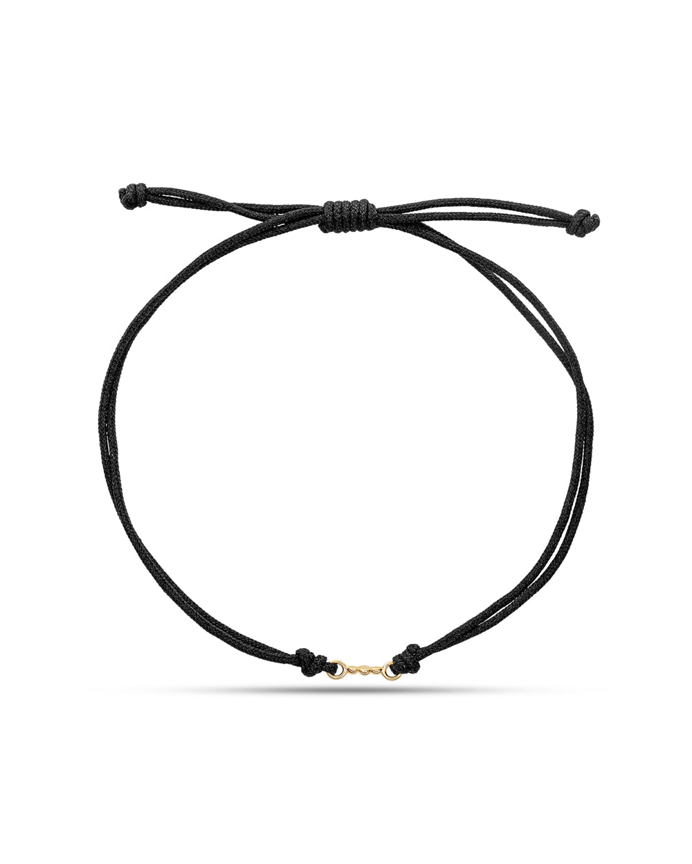 Covetear Micro Quartet Cord Bracelet#material_14k_Yellow_Gold